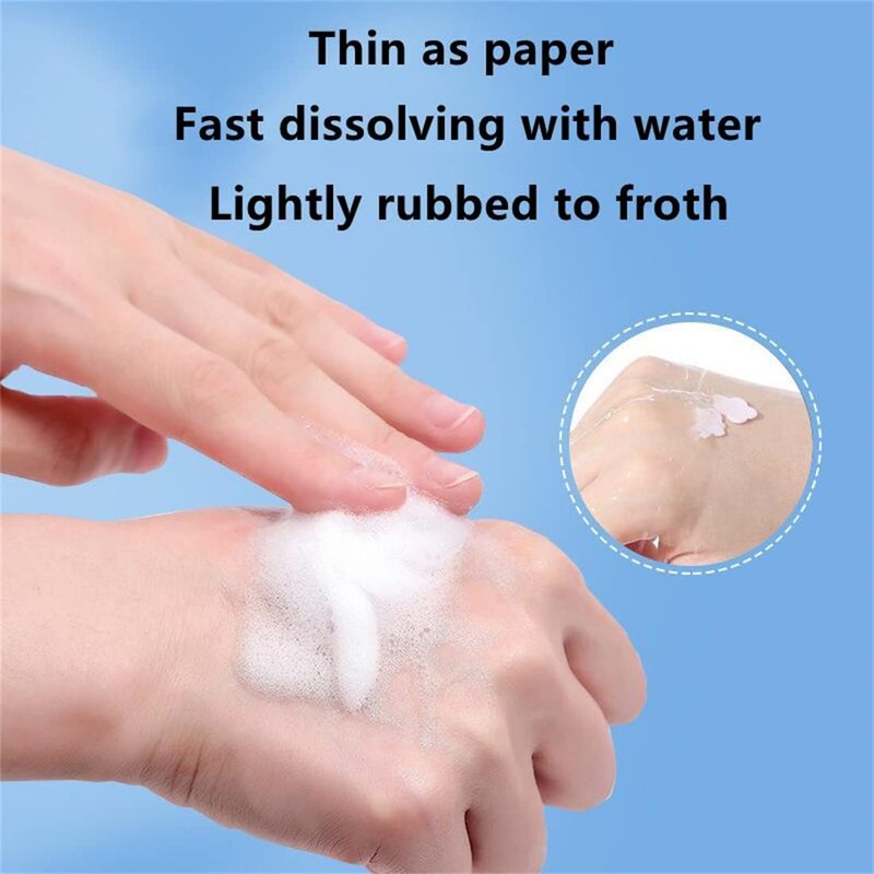 4 Different Scented Mini Fresh Portable Disposable Petal Hand Wash