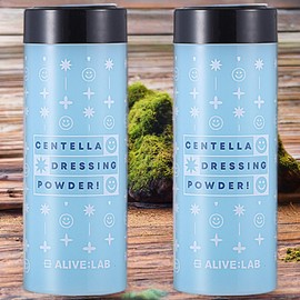 Alive Lab Soft Skin Pore Cleaning Centella Dressing Powder Bulk Up 2pcs 12ml / 얼라이브랩 부드러운피부 모공청소 센텔라 드레싱 파우더 벌크업 2개 12ml