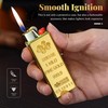 WANBRO Gold Bar Lighter Case, Vintage Metal Lighter Holder Cover