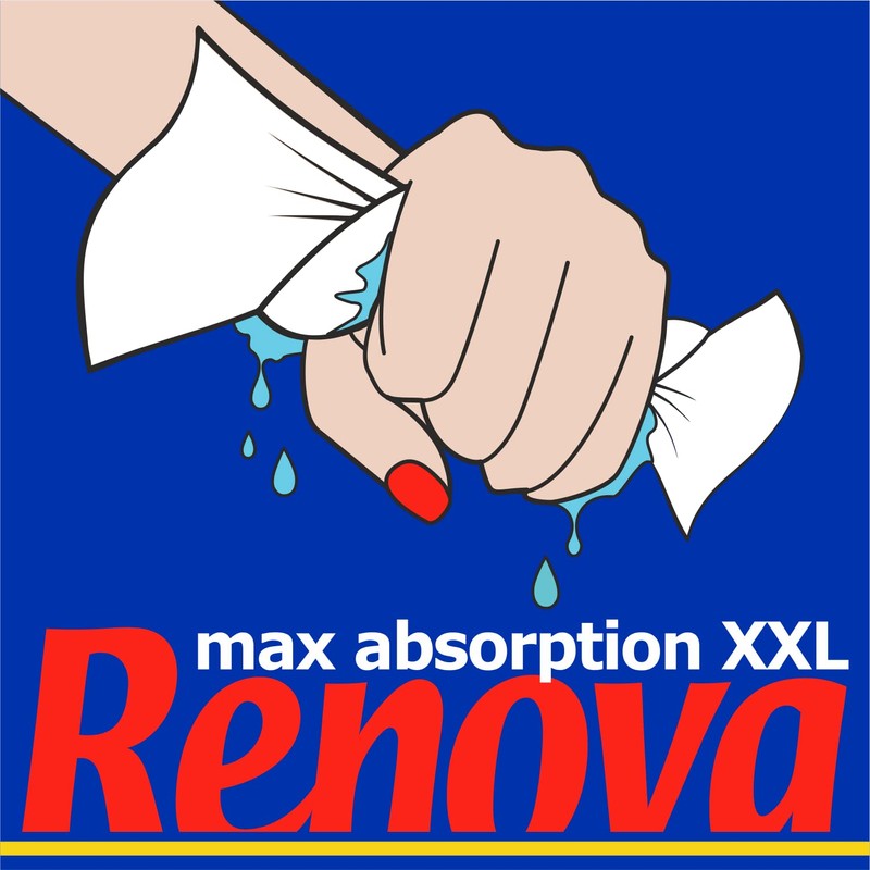 Renova Maxi Absorption Paper Set White 2 Ply Paper Packaging
