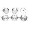 Xuthusman 26cm 5 Tier Stainless Steel Food Steamer Meat Vegetable