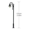 LYM39 10pcs Model Railway Train Lamp Post 6.8cm or 2.68inch