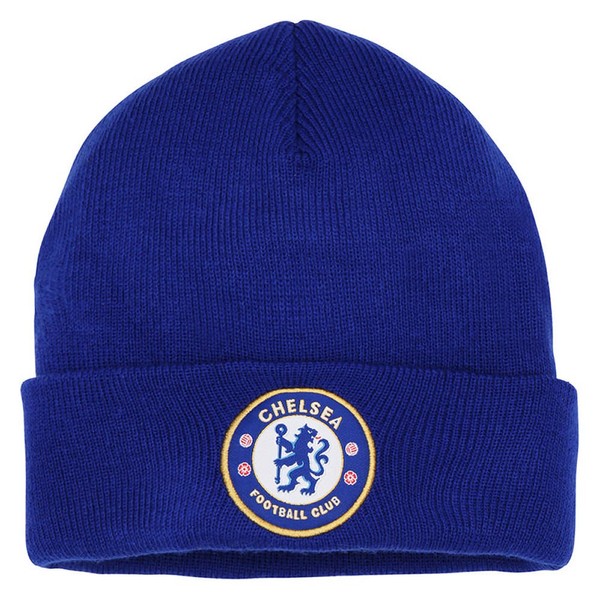 Official Adult Chelsea FC Core Beanie (One Size, Royal Blue)