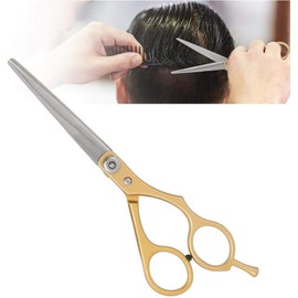 Tijeras De Corte De Cabello Salon Tijeras Peluquero Profesional Barba Familiar, OíDo, Cejas, Bigote, Recorte De Nariz Herramienta De PeluqueríA Plana Para Tijera Afilada
