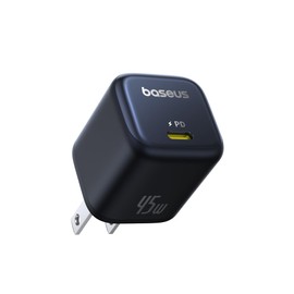 Baseus 45W Charger, PicoGo C1 USB C Charger Block Fast Charging, Compact Type C Wall Charger for iPhone16/15/14/13/12 Series, Galaxy Series, MacBook Etc.