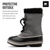 SOREL Children's Yoot Pac TP Waterproof Boot - Quarry, Black
