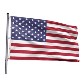 Fifty Star U.S. American Extra Large Flag 12x18FT Giant Polyester With 5 Grommets For Patriotic Festival Events Party Decor