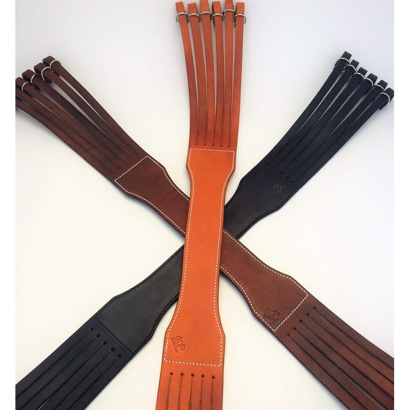 AP Saddlery Leather Duck Lanyard Holds 12-24 Birds (Dark Brown)