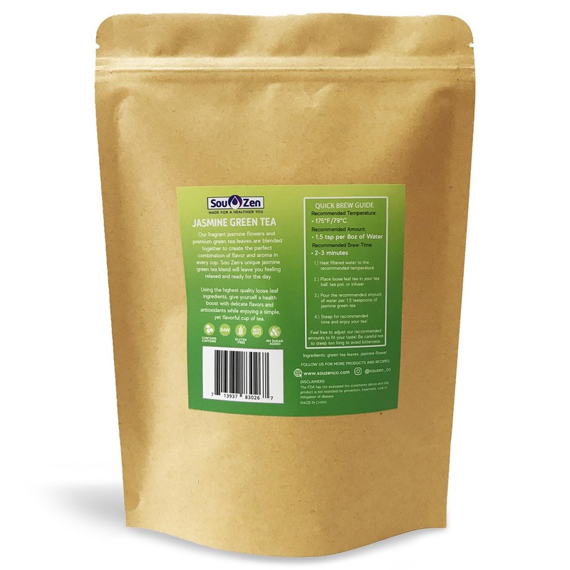 Sou Zen Sou Zen Jasmine Green Tea Loose Leaf Blend