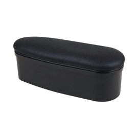 Charmoon Aftermarket Car Armrest Elbow Rest Universal Driver Door Storage Slide Synthetic Leather Car Accessories (Black)