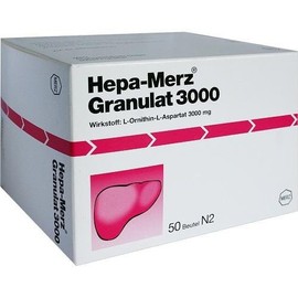 HEPA MERZ Granules 3000 Pack of 50 Granules PZN: 7620622