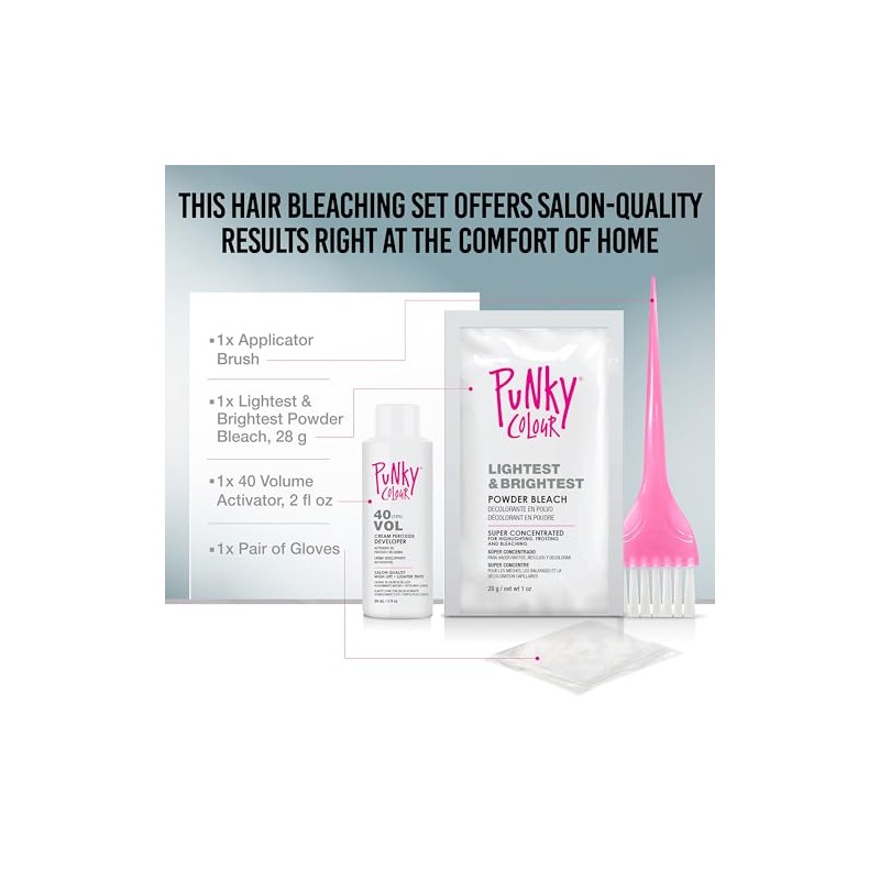 Punky Color Lightning Fast 40 Vol Kit de blanqueador
