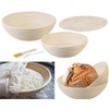 Rosenstein & Söhne Bread Baking Accessories: Set of 4 Proofing