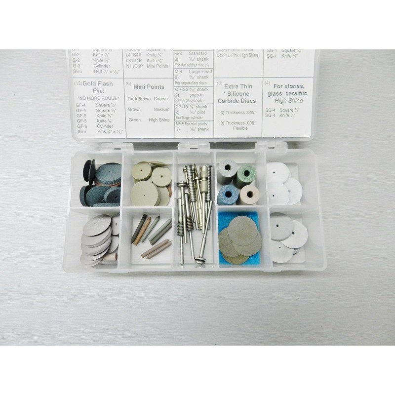 PACIFIC ABRASIVE SILICONE KIT POLISHING PRECIOUS & SEMI-PRECIOUS METALS 70