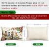 RABUSOFA Christmas Pillow Covers 12x20 Nutcracker Poinsettia Holiday Decor