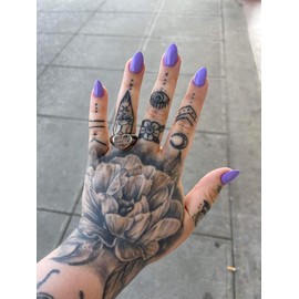 Weird Mother Stainless Steel or Gold Plated Heart Signet ring Sizes 5-12. - Color: Silver (Stainless steel), Size: 6