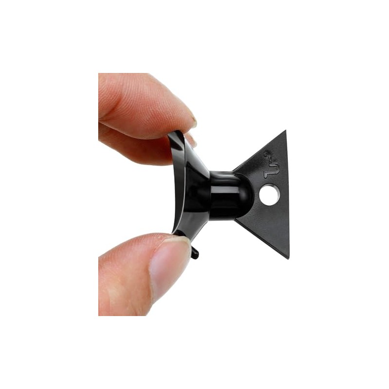 Jinshining 3Pcs Black -for GU10 Light Bulb Suction Cup Inverted