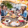 Funnymoom 60 Pcs 7 Inch Happy Friendsgiving Paper Plates Give
