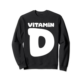 Vitamin D Healthy Multivitamins Nutrition Vitamins Sweatshirt