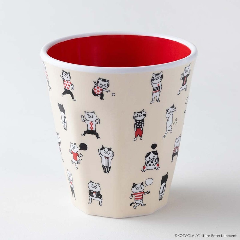 NEKONOBA Melamine Cup, Funny Cat, 9.1 fl oz (270 ml)