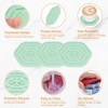 uxcell 4pcs Silicone Coasters for Drinks, Hexagon Cup Coasters Coffee