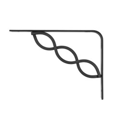 Rubbermaid 1877643 Decorativo, Soporte para Estante, Volutas celtas, Negro, Celtic Scroll, 1