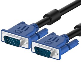 Rankie Cable VGA a VGA, Cable VGA 15 Pin para Proyectores, HDTV y Monitores, 1080P, 1.8 m