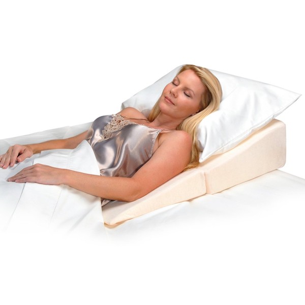 Contour Folding Bed Wedge for Reflux, Snoring or Back Support (7x24x32)