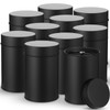 Zopeal 10 Pack Metal Tea Tin Canister with Airtight Double