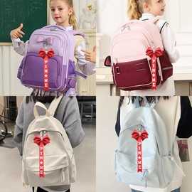 Pin Me Ribbon for Cheer Bag Red Cheer Bow Keychain for Girls Toddler Cheerleader Gifts for Granddaughter Daughter Birthday Valentines Day Gifts for Women Y2k Rhinestone Accessories Bling Keychains