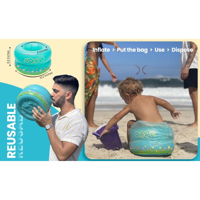 Noybo Travel Potty Seat for Toddlers - Inflatable Portable Toilet