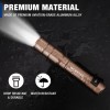 WORKPRO 2PCS Rechargeable LED Pen Light Ultra-Compact Flashlight Mini Flashlight