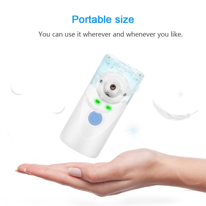 Portable Ultrasonic Nebulizer Compressor Machine System Kit Inhaler Spray Steamer