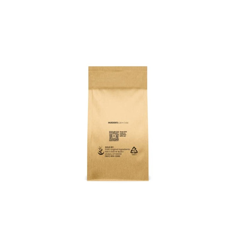 Pure Original Ingredients Calcium Sulfate (2 lb) Baking, Water Treatment