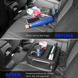 MARCHFA Cup Holders for Car SUV Backseat Cup Holders Rear Seat Drinks Holder Car Backseat Organizer Storage Backseat Accessories for Car Couch Boat Cup Holder Tray (Black)