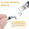 sourcing map 10pcs Slotted Screwdriver Bit SL5 1/4" Hex Shank