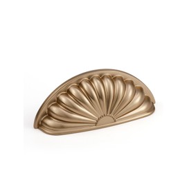 JIASENBAO Champagne Bronze Cabinet Cup Pulls 3" Hole Center 2 Pack Drawer Pulls Kitchen Hardware Cabinet Handles Dresser Handles Knobs