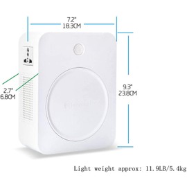 uyoyous 2000W Step Up 110V to 220V Voltage Converter Transformer Step Up Converter 110v/120V to 220V/240V Power Transformer for Europe Asian Korea Appliances Use in US Canada
