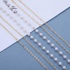 TseenYi Layered Pearl Necklace Multi layer Pearl Beaded Choker Necklace