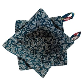 Handmade Microwavable Cotton Fabric Bowl Holder Cozy Set of 2