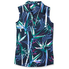 Puma Golf Girls Paradise SL Polo, DEEP Navy-White Glow