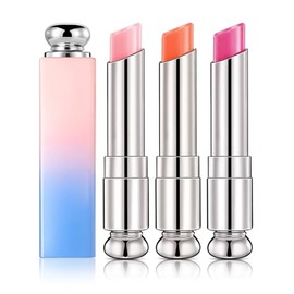 3 Pzs Bálsamo Labial que Cambia de Color, Labios Mágico Hidratante con Efecto Tintado, Brillo Labial Humectante 24H, Baldamos para Labios de Larga Dur