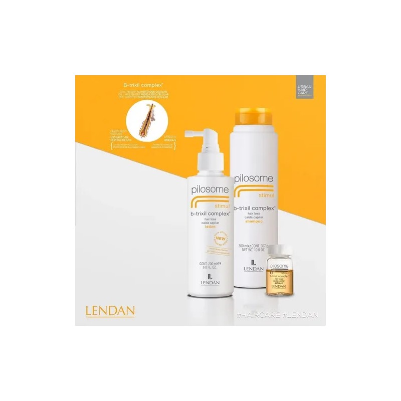 Lendan Pilosome Shampoo 1l + Loción Anticaída Cabello 200ml