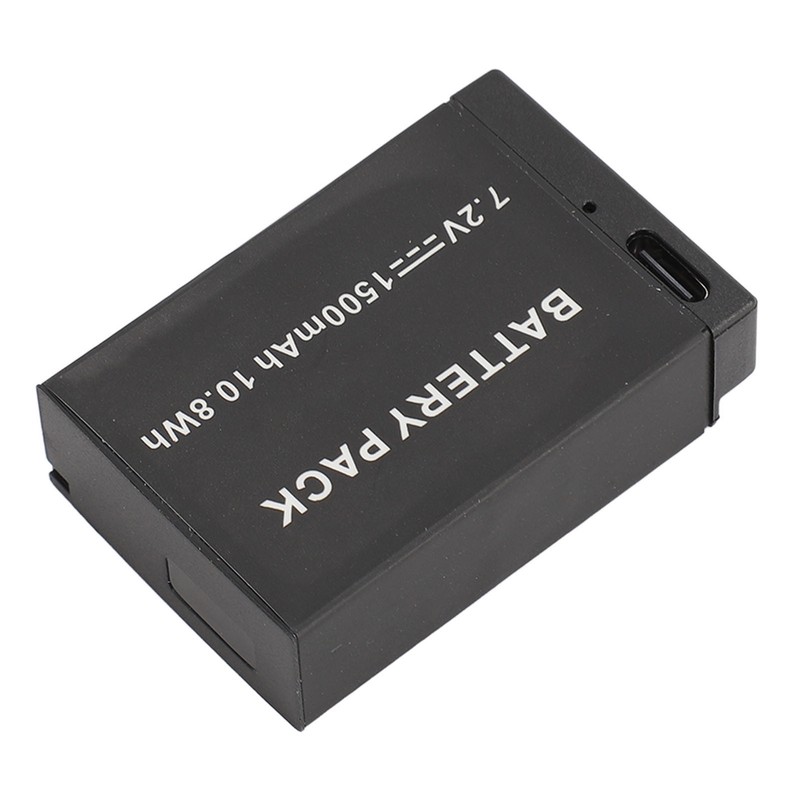LP‑E17 Battery Pack 7.2V 1500mah Fast Charging Usb C Camera