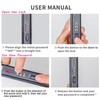 ZXHQ Marble Diary for Girls with Lock, Hidden Password Writing