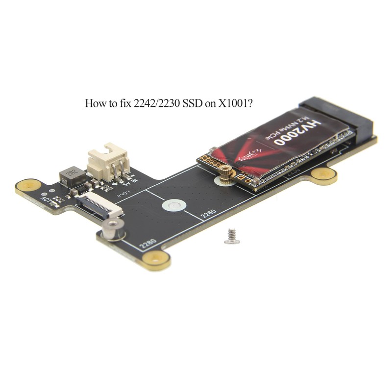 Geekworm 16Pin 0.5mm Pitch PCIe FFC Cable Set 30mm/50mm/80mm, Suitable