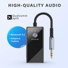 Xumee Airplane Bluetooth 5.2 Transmitter for 2 AirPods or Headphones,