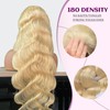 SISHAIRRO 613 Body Wave Lace Front Wig 32 Inch Blonde