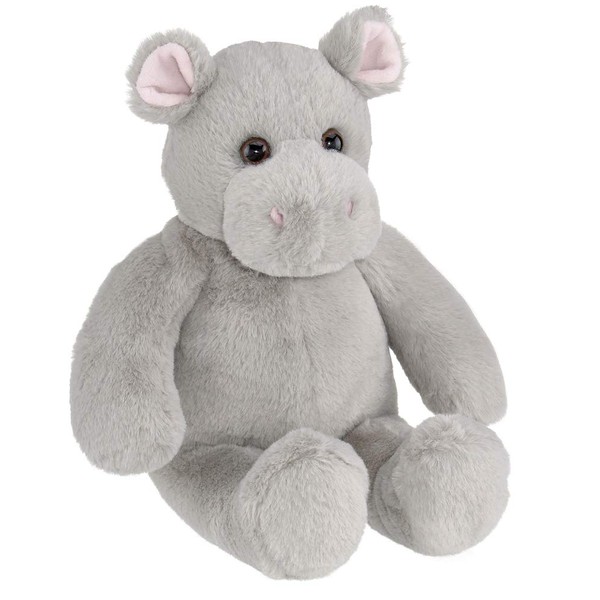 Bearington Humphry Soft Plush Hippo Stuffed Animal, 15 Inches