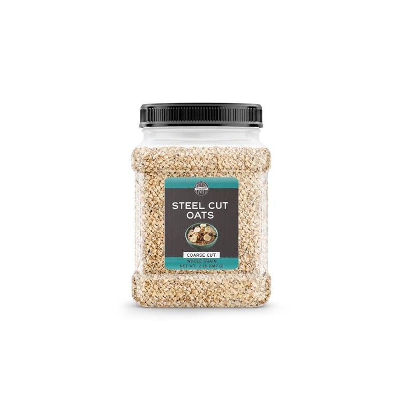 Birch & Meadow Steel Cut Oats, 2 lb, Whole Grain,
